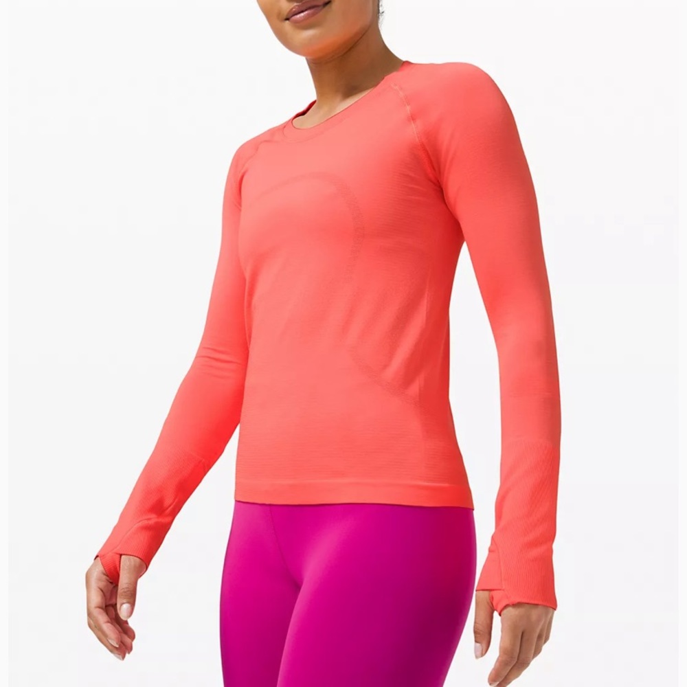 Lululemon Swiftly Tech LS 2.0 Race * Sunset